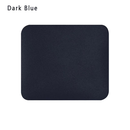 Creative Anti-Slip Leather Mouse Pad – Smooth Fabric, Desk Mat for Laptop, PC & MacBook