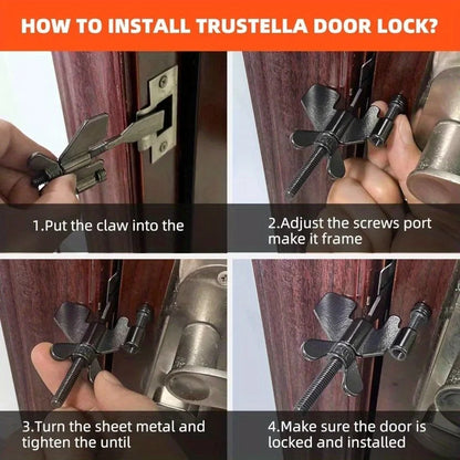 Portable Door Lock – Travel Security Lock for Hotel & Home