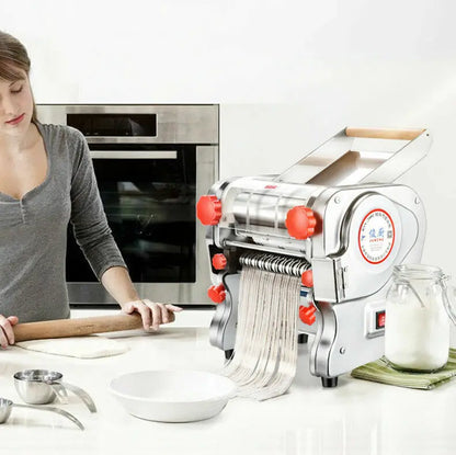 550W Electric Pasta & Noodle Maker Machine – Stainless Steel Dual Knife