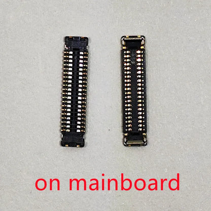 Pack of 10 LCD display FPC connectors for OPPO A15, A15S, Realme C11, C12, C15, Narzo 20/30, by R.E.D. Shopping.