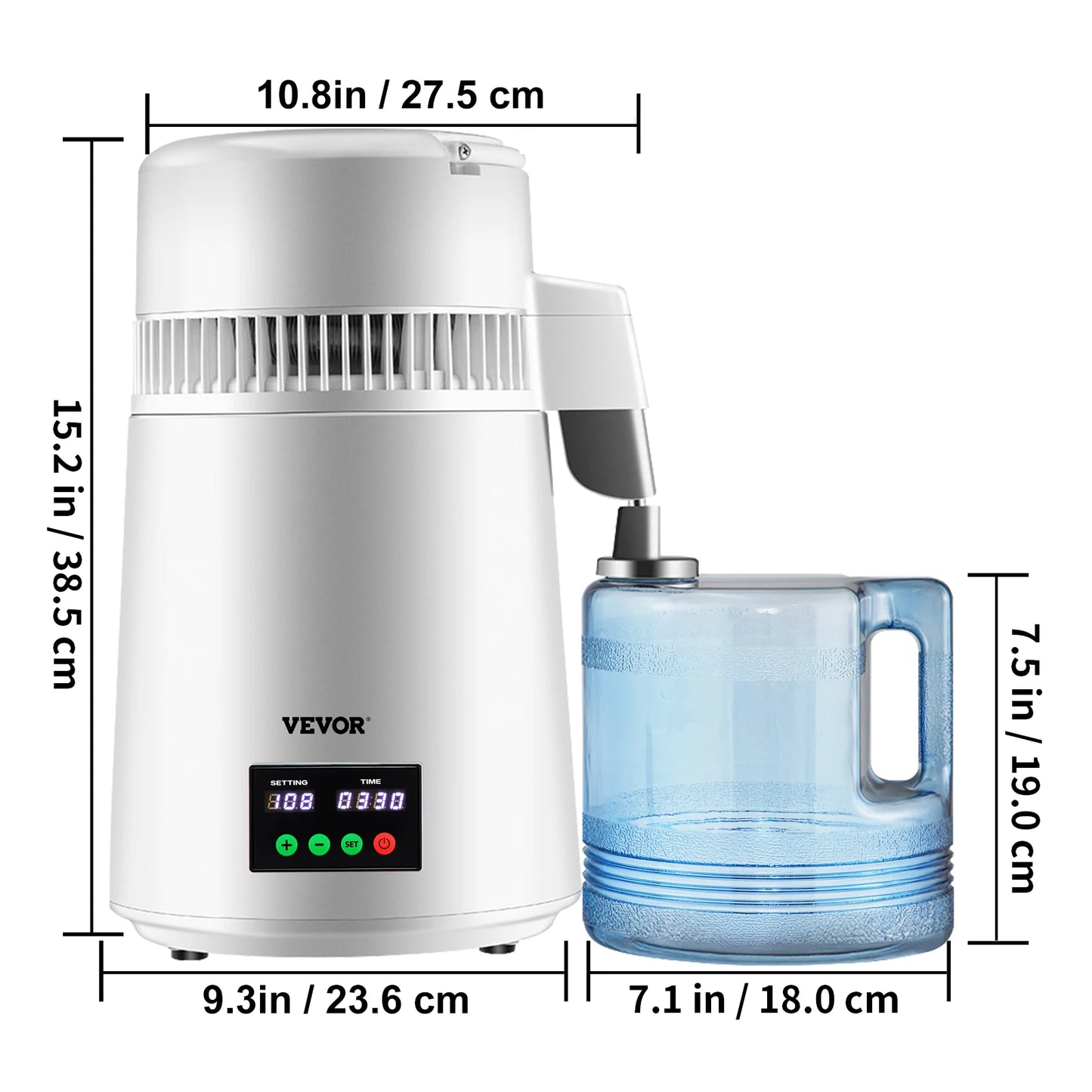 SucceBuy 4L Water Distiller Purifier