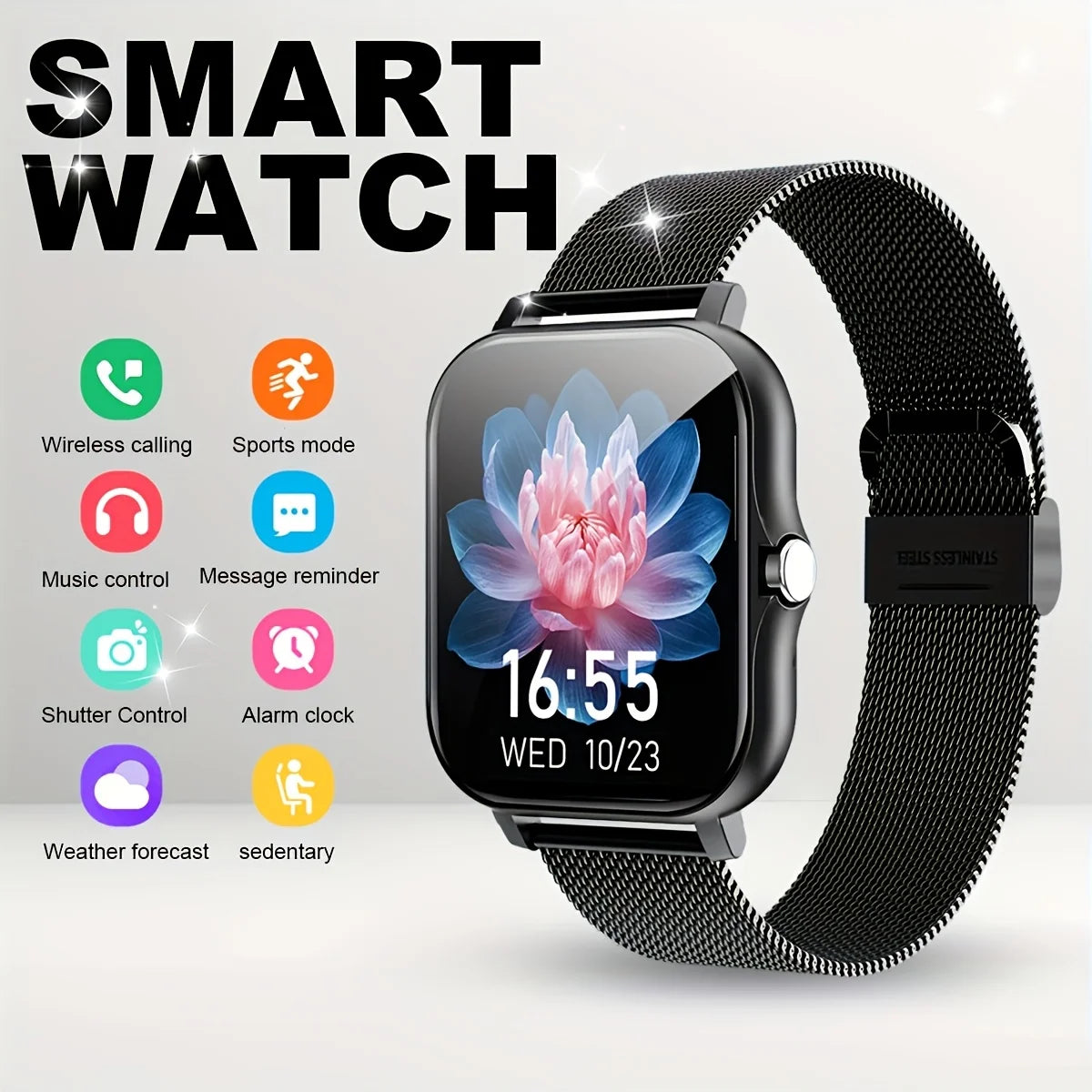 Smart Watch 2025 - 1.83" Display, Bluetooth Calling & Fitness Tracker for Men & Women