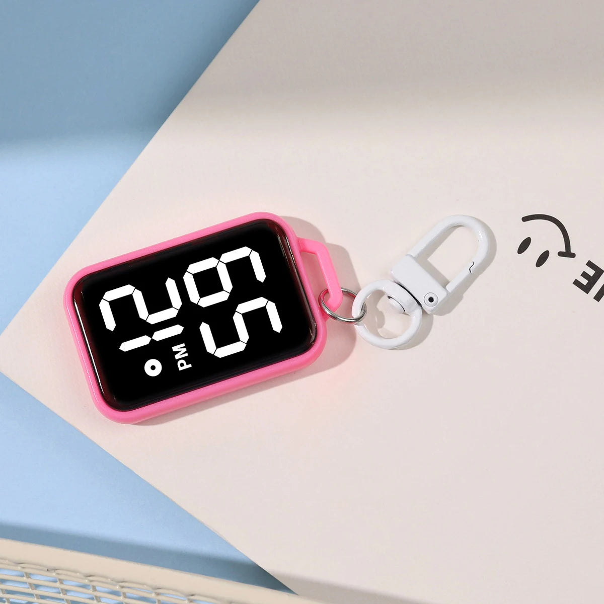 LED Keychain Pocket Watch | Digital Display for Students & Kids