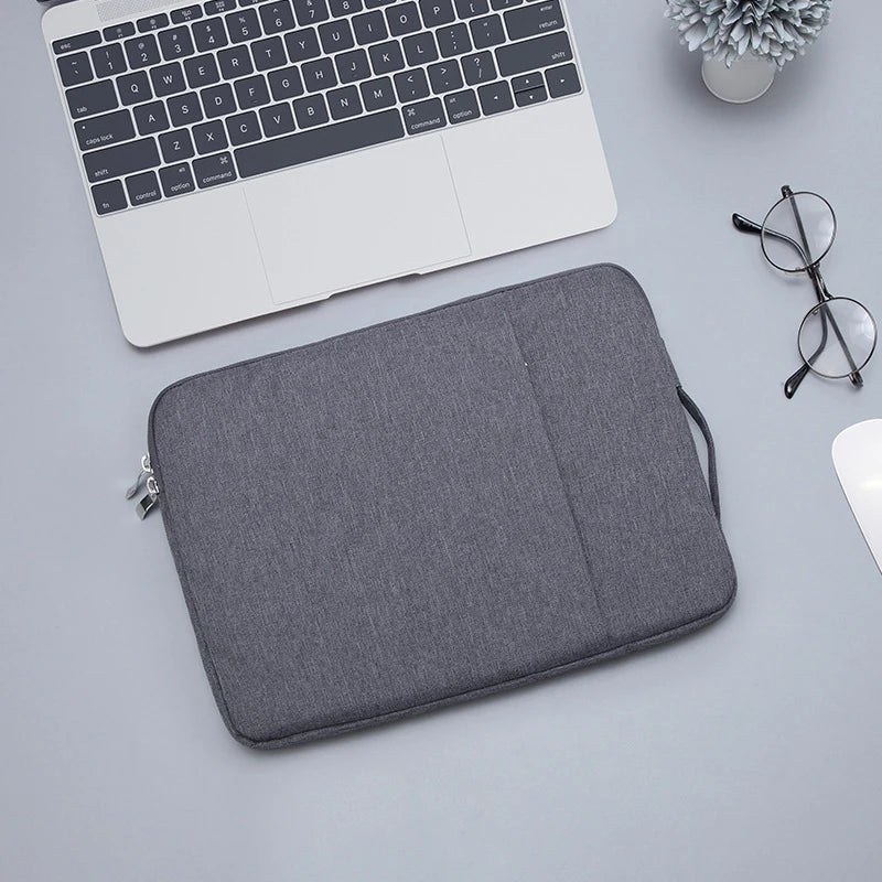 Denim Laptop Sleeve Bag 12"-15.6" — MacBook Air M1 M2, Lenovo, Dell, HP, Huawei, Xiaomi
