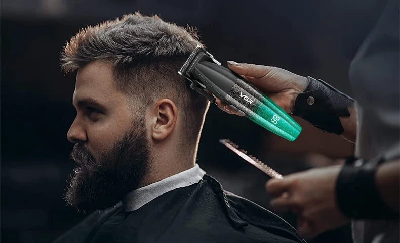 VGR V-640 Professional Hair Clipper | 9000 RPM | Cordless | Metal Body | Men's Trimmer