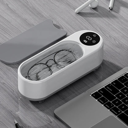 Ultrasonic Jewelry Cleaner Machine – Portable USB Rechargeable Cleaner for Rings, Necklaces & Glasses