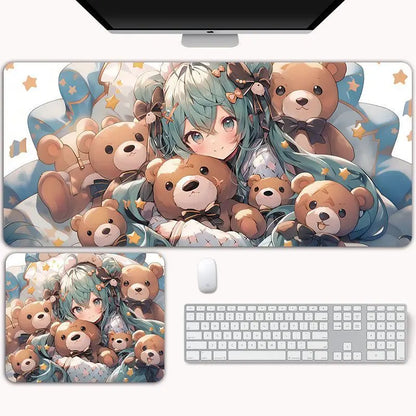 Hatsune Miku XXL Gaming Desk Mat – Anime Mouse Pad, Non-Slip