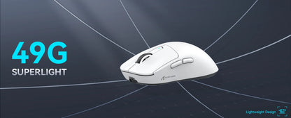 Attack Shark X3 Wireless Gaming Mouse – 49g, PAW3395, Triple Mode