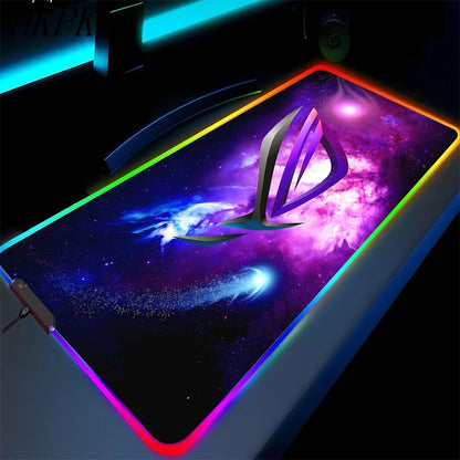 RGB Gaming Mouse Pad XXL with Backlight – Multiple Sizes, Non-Slip Rubber, 3mm