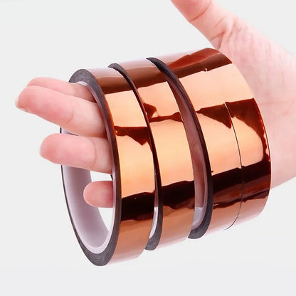 Polyimide Heat Resistant Tape – Gold Finger PCB & Battery Insulation | 33M