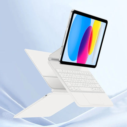 Magic Keyboard for iPad 11th Gen (A16) 2025 | Smart Case | Multi-Language | Black & White | 7 Languages