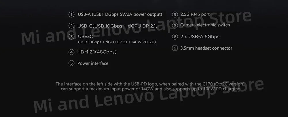 Lenovo Legion R9000P 2025 – AMD Ryzen 9 8945HX RTX 5060 8GB 32GB 1TB 16" 2.5K 240Hz Black