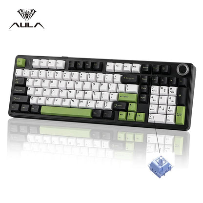AULA F99 Pro 96% Gaming Keyboard – Tri-Mode BT5.0/2.4GHz/USB-C, Hot-Swap, 8000mAh, RGB