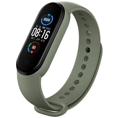 Silicone Watch Strap for Xiaomi Mi Band 3 4 5 6 7 | 24 Colors