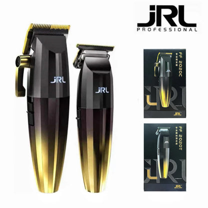 JRL 2020C/T Professional Hair Clipper – Gold & Silver, Barber Set Options