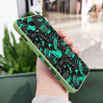Blackened Clown Silicone Phone Case for Xiaomi Mi 11/12/13/14/15/17 Series