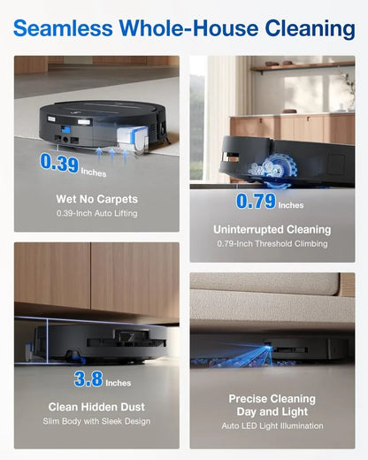 Ecovacs Deebot X9 Robot Vacuum Cleaner – 16,600PA Suction | CN Version | EU/US/UK/AU