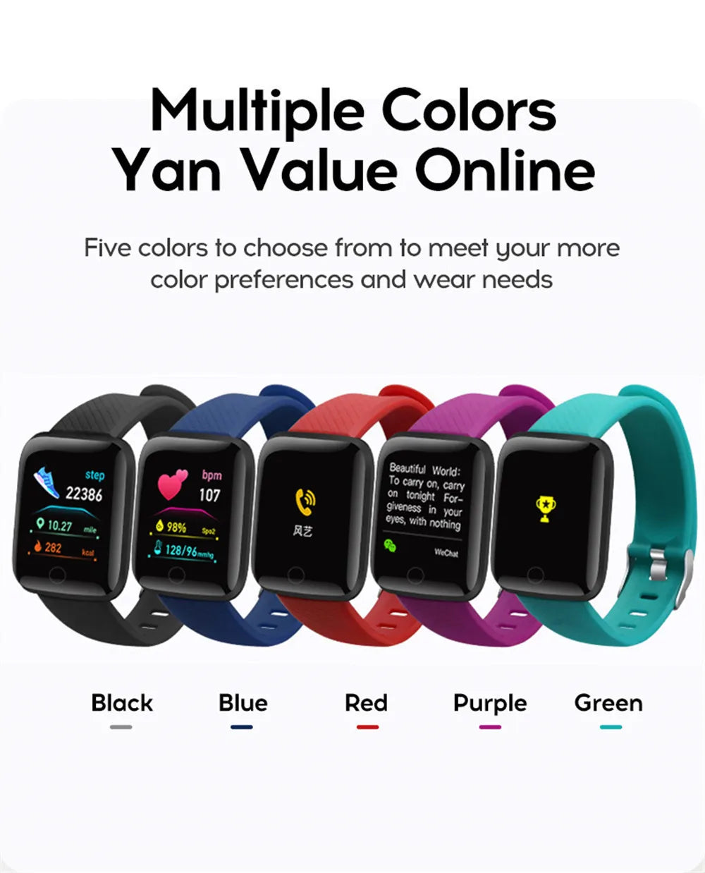 2024 Multifunction Smart Watch – Health Tracking, Notifications, Sport Modes