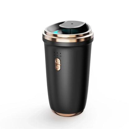 Namste Car Air Freshener | 50m³ Waterless Aroma Diffuser | Essential Oils | Aluminum | USB-C | Black