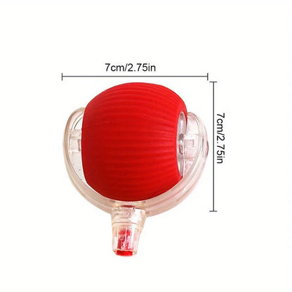Rechargeable Smart Rolling Ball Toy for Cats & Dogs with Faux Tail