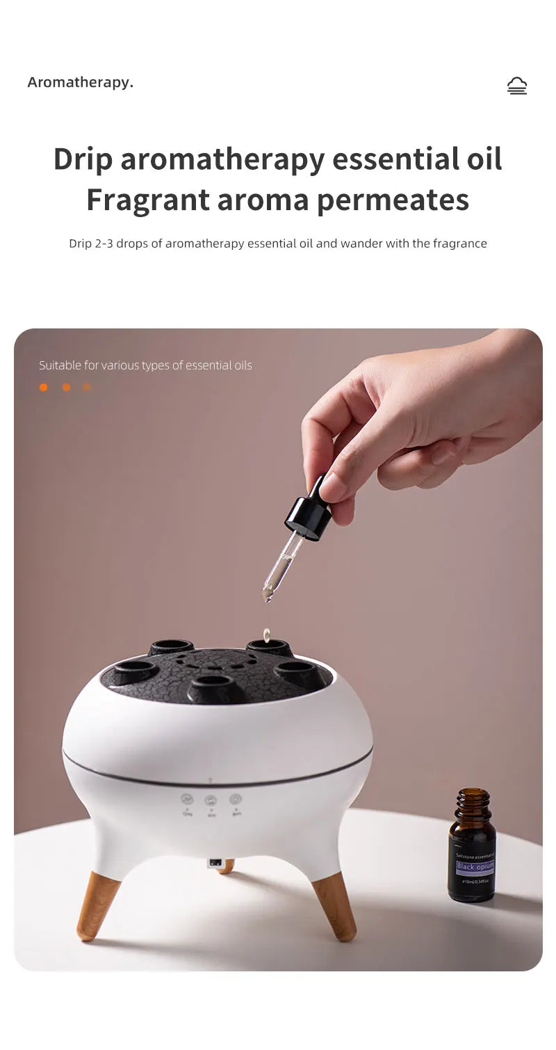 Jellyfish Aroma Humidifier & Aromatherapy Diffuser – Ultrasonic Essential Oil Mist with Remote Control
