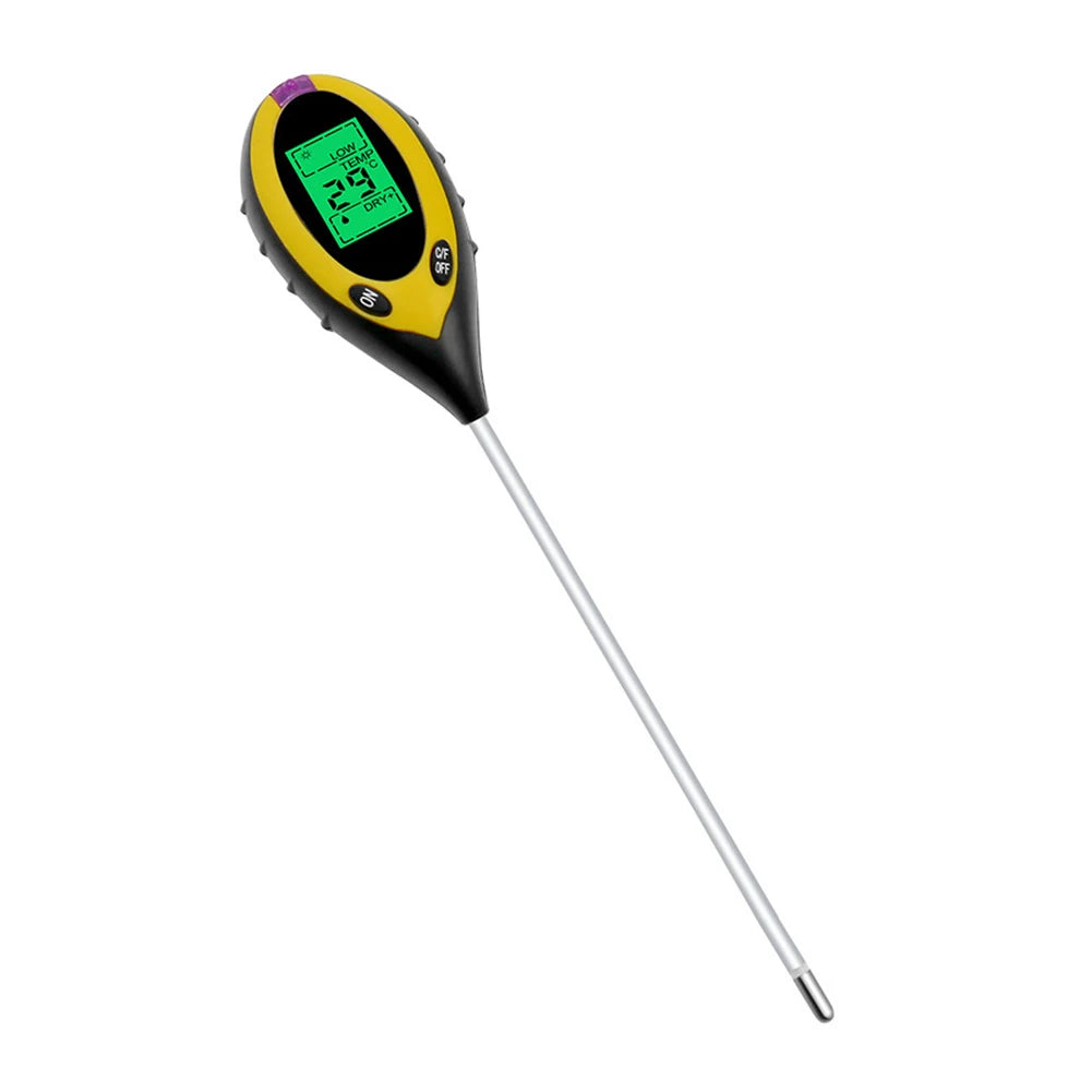 Wireless Smart Soil Tester – LCD Temperature & Humidity Monitor for Garden