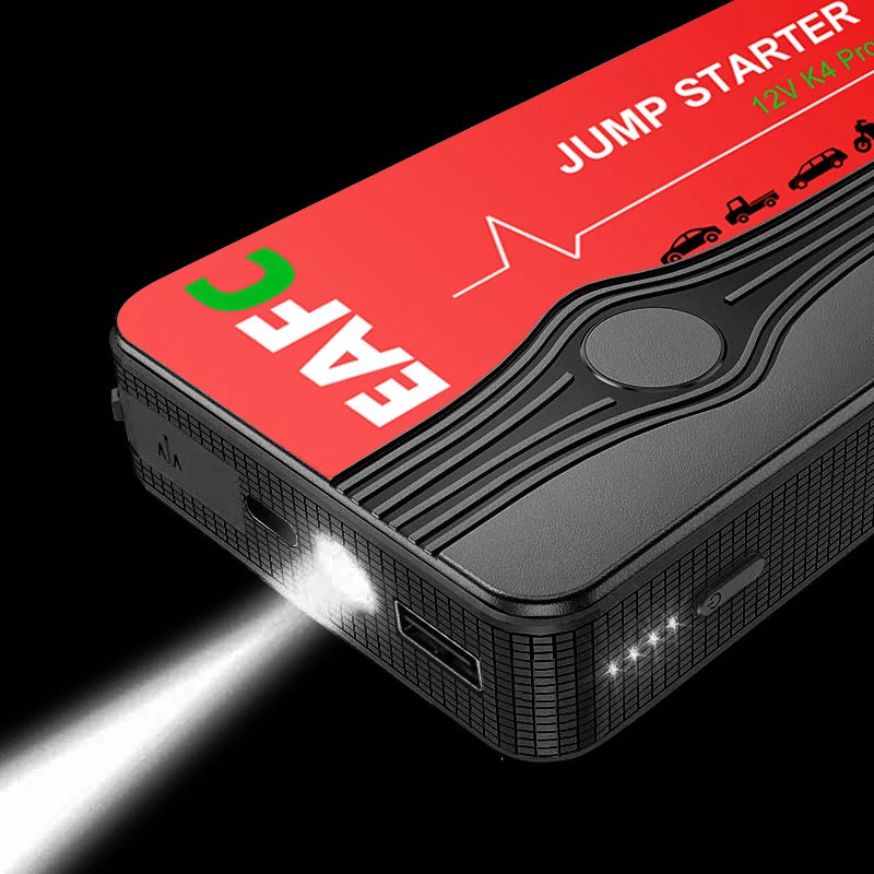 Car Jump Starter 600A-2000A | 12V Portable Battery Booster & Power Bank for Emergency Start (EAFC)