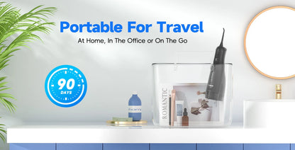 Portable Oral Irrigator | 5 Jet Tips | 5 Modes | 300ml | IPX7 Water Flosser