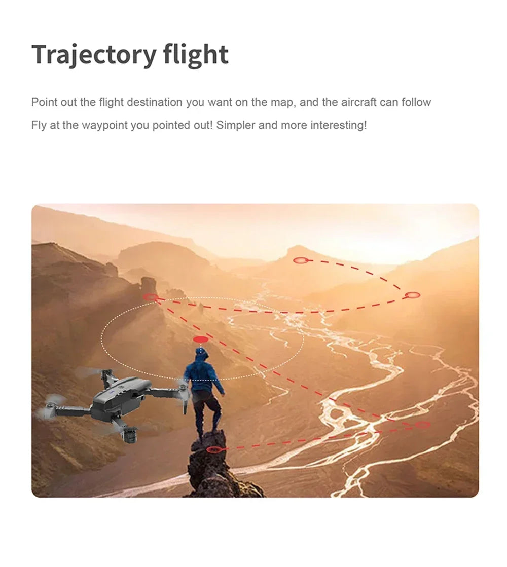 E99 Pro Drone – 4K HD Camera, Altitude Hold, Foldable Quadcopter