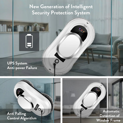 CHOVERY Robot Window Cleaner – Smart Home Glass Cleaning Robot with Remote Control