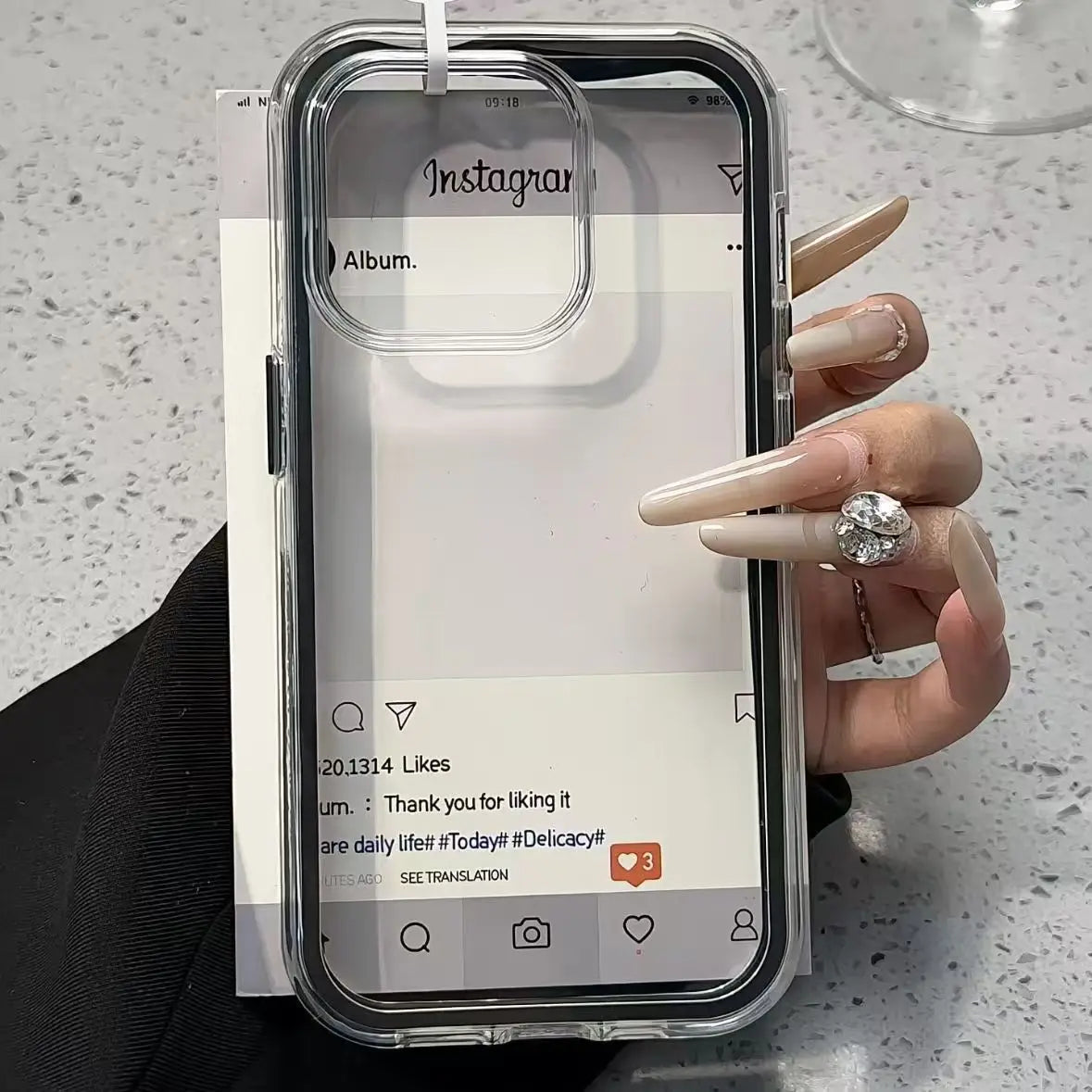 Luxury Candy Color Clear Phone Case | Shockproof Acrylic Bumper for iPhone 17/16/15/14/13/12/11 Pro Max