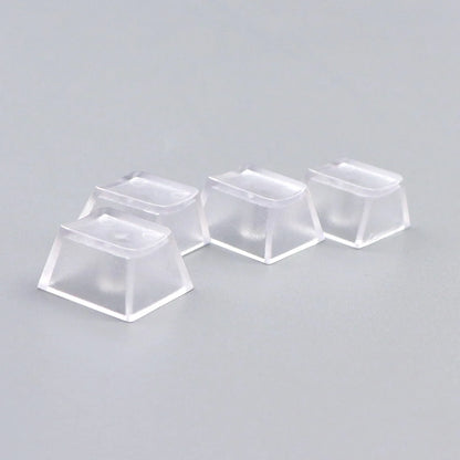 Frosted Transparent Cherry Profile R4 Keycaps – 10/20pcs Blank Backlit, MX Switch, DIY