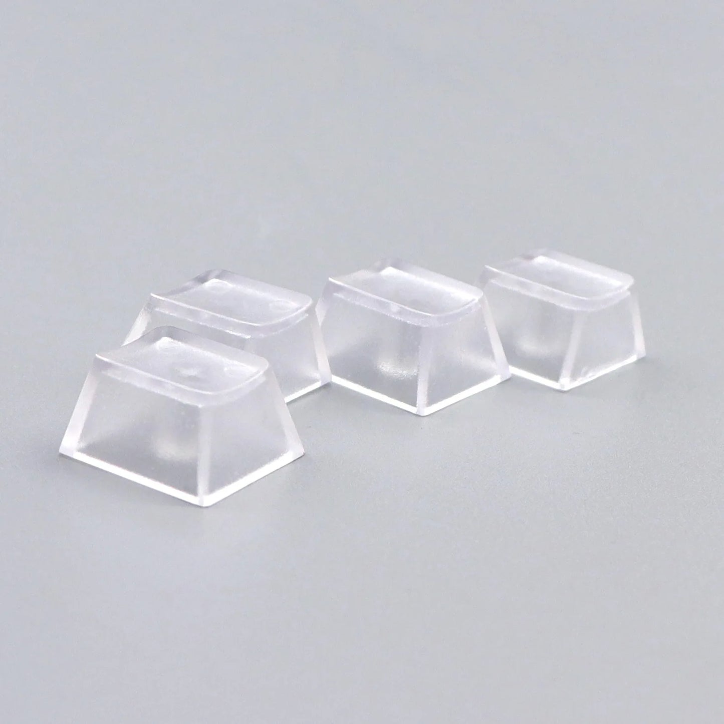 Frosted Transparent Keycaps – Cherry Profile R4, MX Switch, 10/20pcs (Blue, Purple, Black, Red, White, Mix)