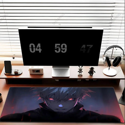 Jujutsu Kaisen Gojo Satoru XXL Gaming Mouse Pad – Large Anime Desk Mat, Rubber Base