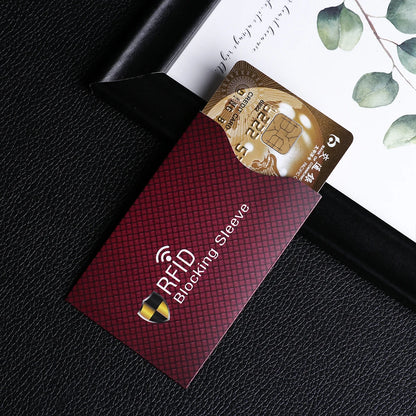 RFID Blocking Card Sleeve Protectors – 5 Pack