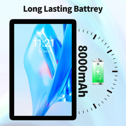 PRITOM TAB11 Tablet 10.1" – Android 15, 8GB+128GB, Octa Core, 5G WiFi, Keyboard+Mouse+Case