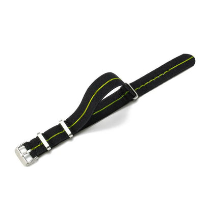 Elastic NATO Nylon Watch Strap 18/20/22mm | Breathable Woven Watchband