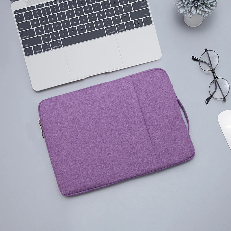 Denim Laptop Sleeve Bag 12"-15.6" — MacBook Air M1 M2, Lenovo, Dell, HP, Huawei, Xiaomi