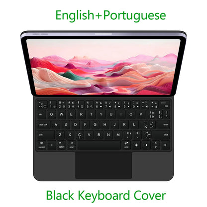 Backlit Magic Keyboard Case for iPad Air 11" M2/M3/M4 2024-2026 – Multi-touch, Smart Folio