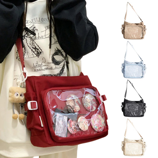 Japanese Ita Bag with Clear Window – Anime Shoulder Bag