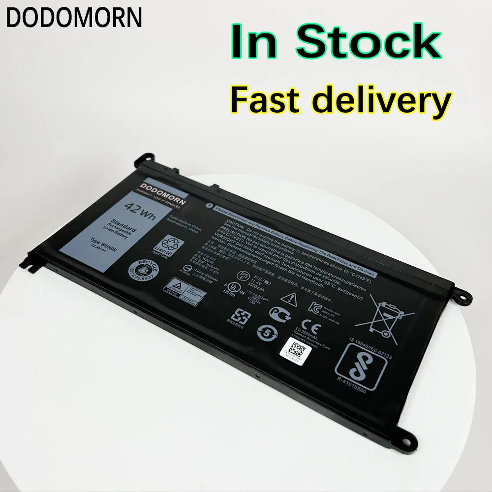 DODOMORN WDX0R Laptop Battery for Dell Vostro 5468 5568 & Inspiron 15 5567 5770 Series