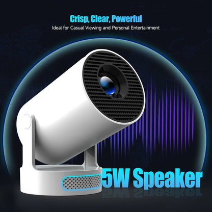 Magcubic HY300 Pro+ Portable Projector – 8000 Lumens, 720P, Android 14, WiFi 6, BT5.4, 5W Speaker