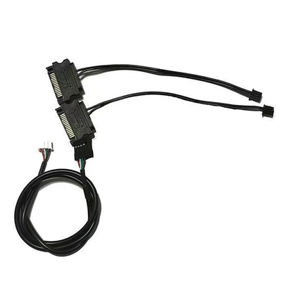 5V 3PIN ARGB Controller Hub – 8/16-Way Splitter, SignalRGB & OpenRGB Support, SATA Power