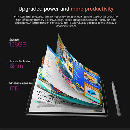 Lenovo Zhaoyang Tab K10 – 10.95" IPS 90Hz Tablet, 8GB RAM, 128GB, MTK Helio G88, IP52, 7040mAh, Global ROM
