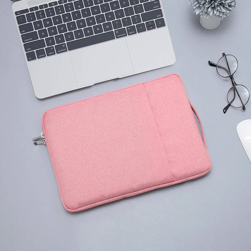 Denim Laptop Sleeve Bag 12"-15.6" — MacBook Air M1 M2, Lenovo, Dell, HP, Huawei, Xiaomi
