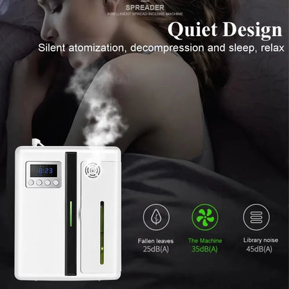 Bluetooth Smart Aroma Diffuser — 300m³ Coverage, Hotel & Home Air Freshener, Electric Fragrance Distributor