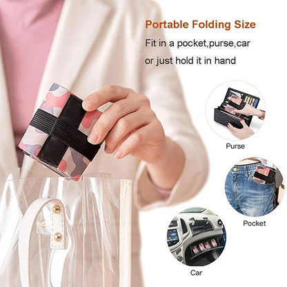 Foldable Nylon Shopping Bag with Handle – Large Capacity