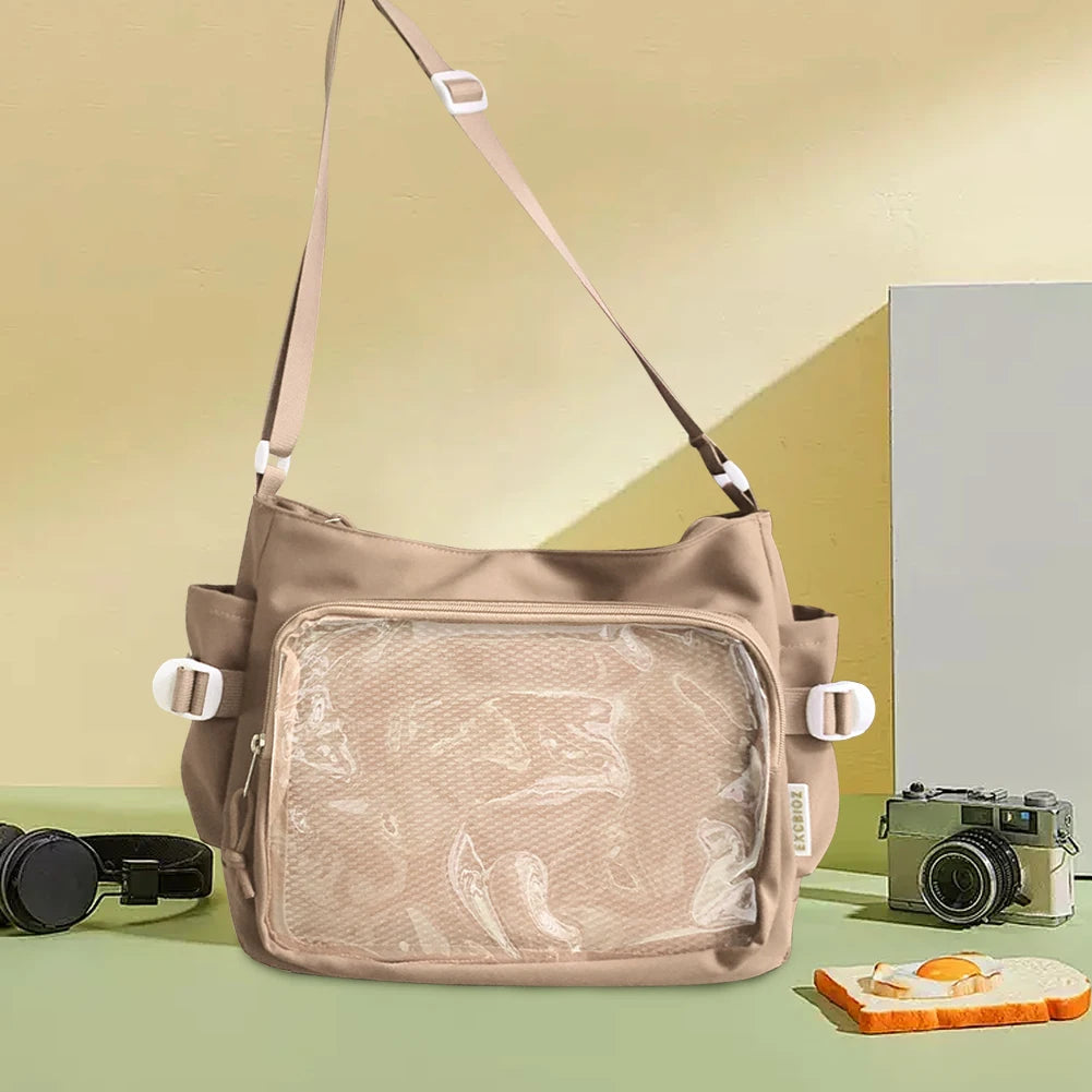 Japanese Ita Bag with Clear Window – Anime Shoulder Bag