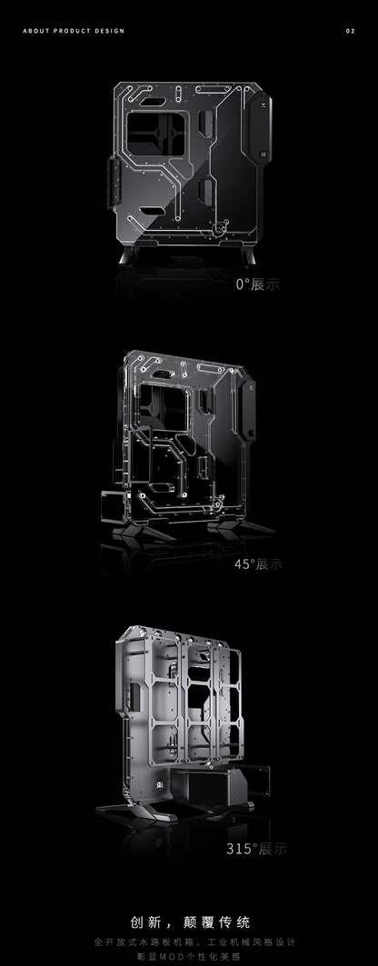 Granzon G20 Open Frame Chassis Distro Plate – Water Cooling Computer Case