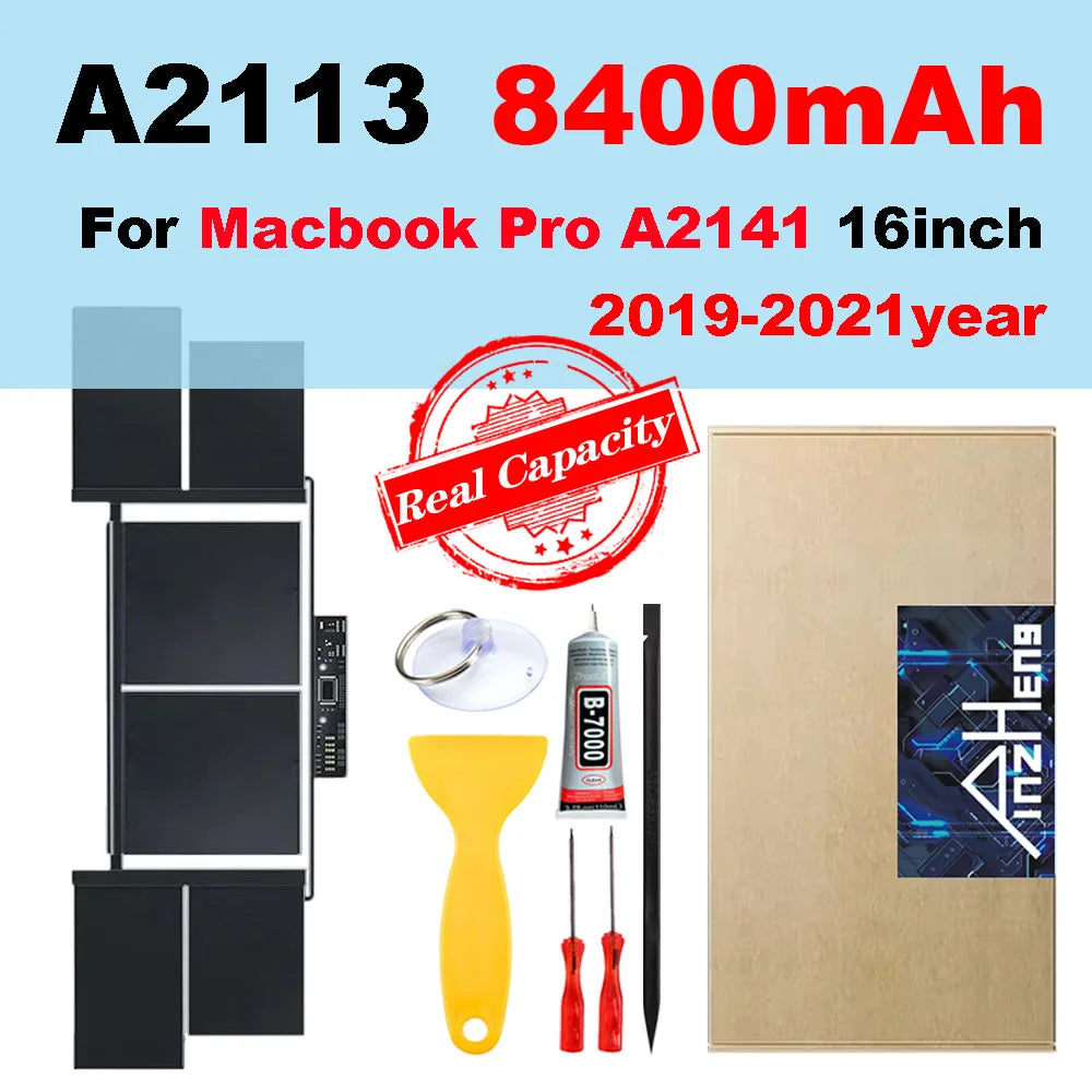 PINZHENG MacBook Battery Replacement — Air 13"/15", Pro 14"/16" (A1932–A2992)